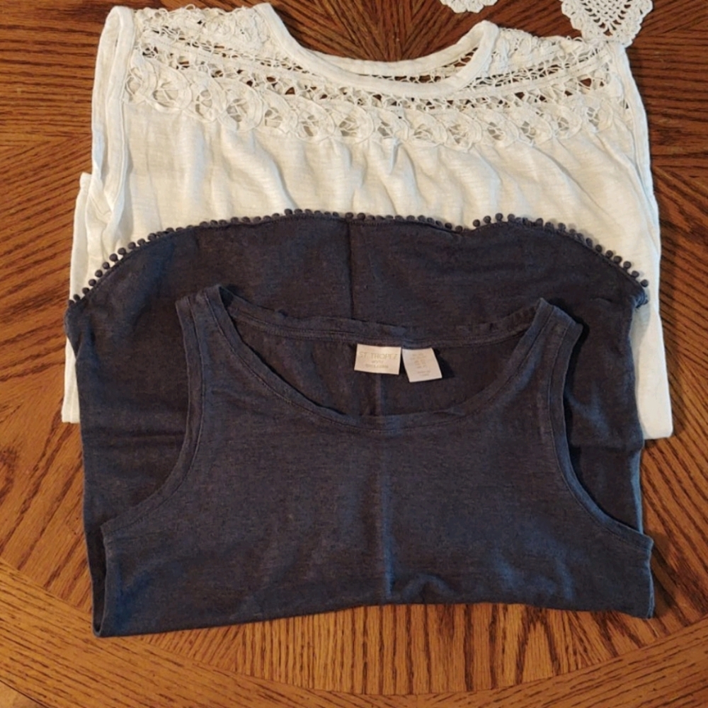 Loft Bundle of Neck and Hem detail Tops XS